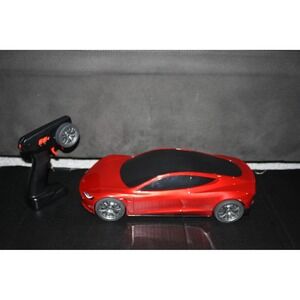 Tesla Roadster RC Remote Control Car Red Metallic HOT WHEELS